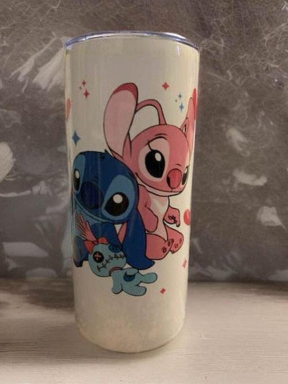 Blue Stitch Tumbler